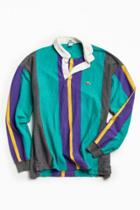 Urban Outfitters Vintage Vintage Lacoste Grey + Teal Rugby Shirt