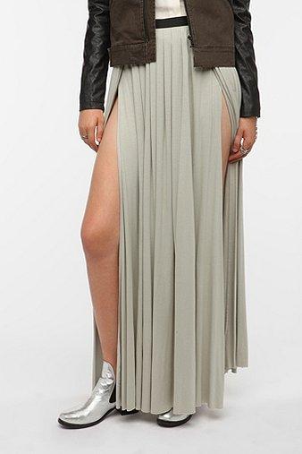 Ecote Double Slit Maxi Skirt
