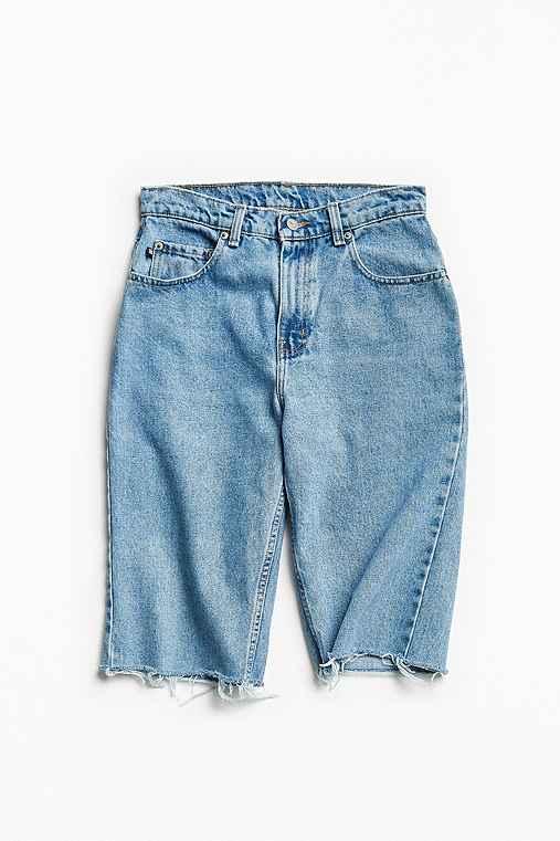 Urban Outfitters Vintage Ralph Lauren Cutoff Denim Skate Short,indigo,29