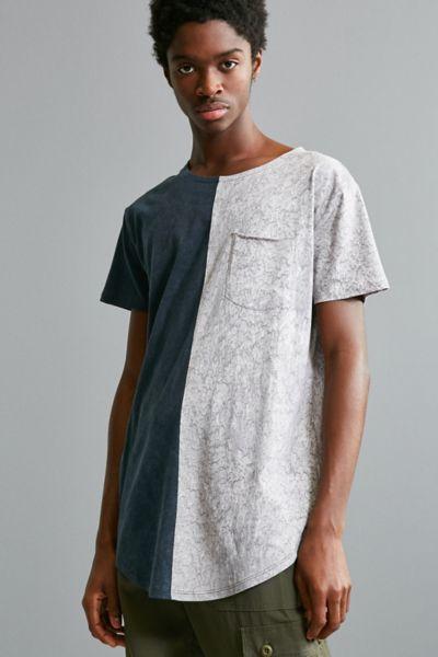 Urban Outfitters Split Seam Long Loose Scoopneck Tee