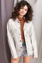 Urban Outfitters Vintage '90s Levi's Marble Wash Denim Jacket,assorted,one Size