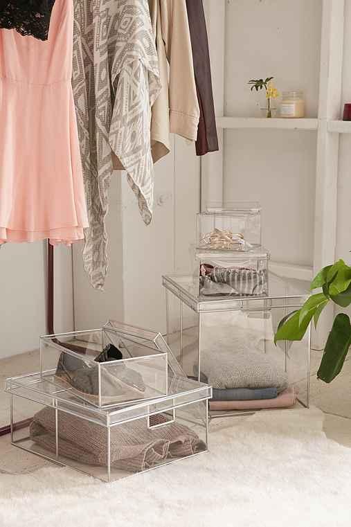 Urban Outfitters Looker Sweater Storage Box,clear,l