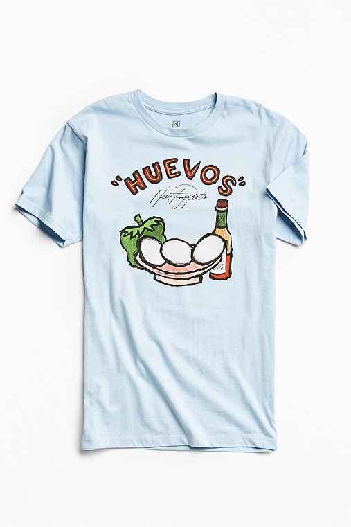 Urban Outfitters Meat Puppets Huevos Tee,sky,l