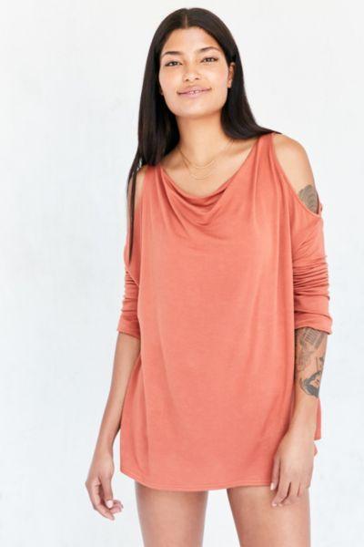 Silence + Noise Falun Cold Shoulder Pullover Sweatshirt