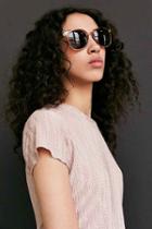 Urban Outfitters Carmella Round Sunglasses,ivory,one Size