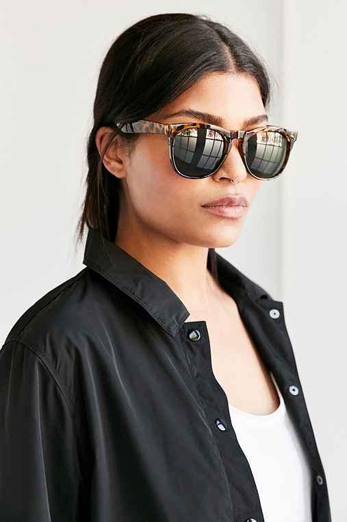 Urban Outfitters Weekend Square Sunglasses,brown,one Size