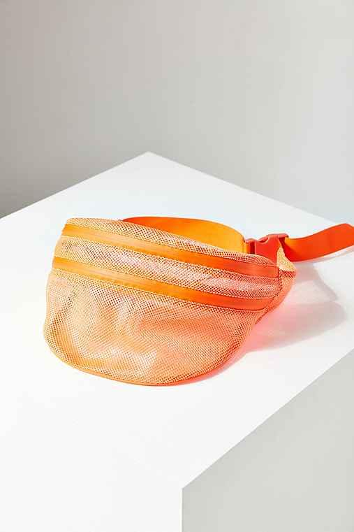 Urban Outfitters Mesh Belt Bag,orange,one Size