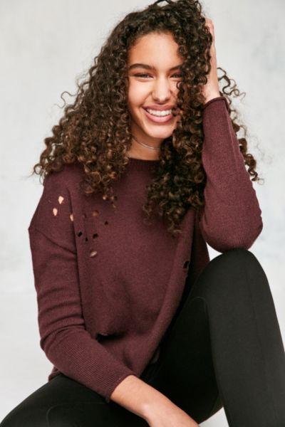 Silence + Noise Cooper Destructed Sweater