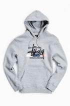 Urban Outfitters Stussy Three Stripes Hoodie Sweatshirt