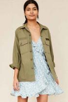 Urban Outfitters Urban Renewal Recycled Surplus Jacket,green,s