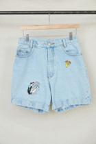 Urban Outfitters Vintage Looney Tunes Embroidered Denim Short