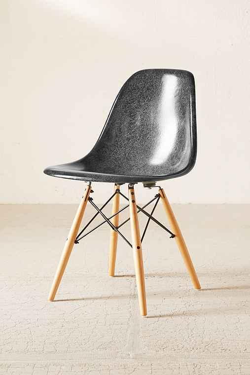 Urban Outfitters Modernica Side Shell Chair,black,one Size