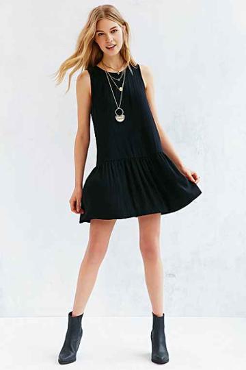 Kimchi Blue Drop-waist Shadow Stripe Dress