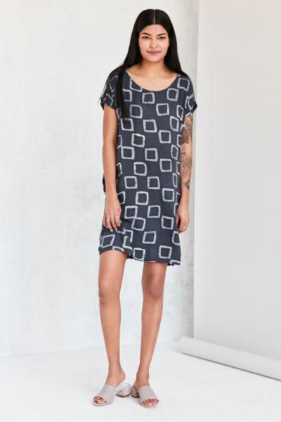 Urban Outfitters Della Batik Print Mini Sheath Dress