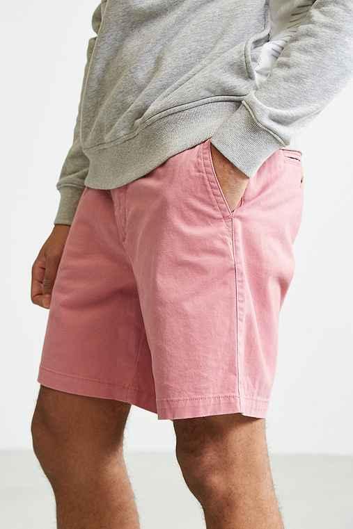 Urban Outfitters Uo Prep Chino Short,pink,28