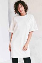 Urban Outfitters Silence + Noise Buster Cocoon Tee Dress,white,l