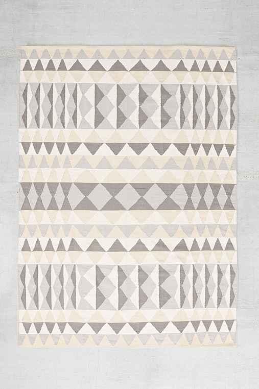 Urban Outfitters Assembly Home Geo Esra Rug,cream,5x7