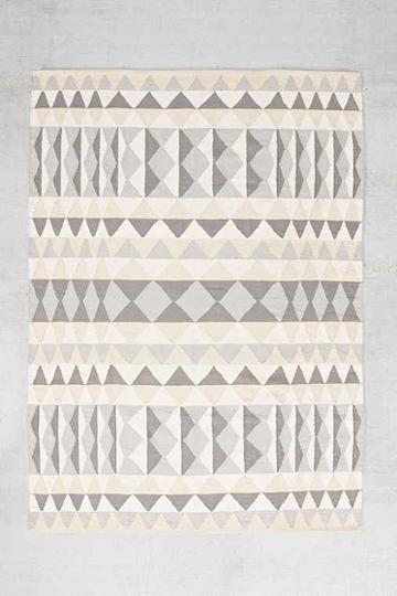 Urban Outfitters Assembly Home Geo Esra Rug,cream,5x7