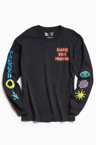 Urban Outfitters Uo + Vh1 Save The Music Foundation Long Sleeve Tee