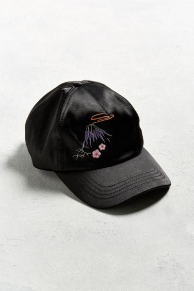 Urban Outfitters Uo Satin Icon Baseball Hat