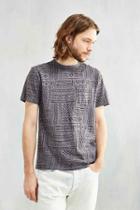 Urban Outfitters Uo Printed Pocket Tee,washed Black,s