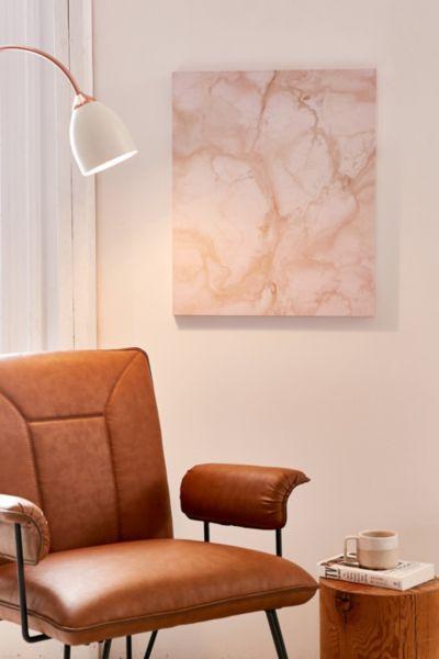 Deny Designs Chelsea Victoria For Deny Pink Marble Canvas Wall Art