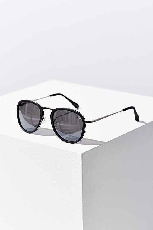 Urban Outfitters Quay Odyssey Sunglasses,black,one Size