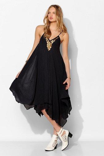 Ecote Neima Gauze Coin Trapeze Dress