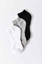 Urban Outfitters Athletic No-show Ankle Sock 3 Pack,multi,one Size