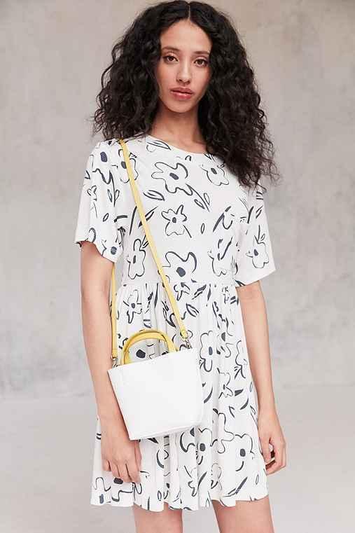 Urban Outfitters Annie Mini Tote Bag,white,one Size