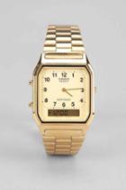 Urban Outfitters Casio Classic Gold Dress Watch,gold,one Size