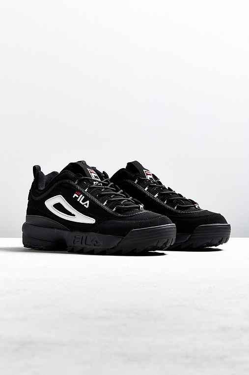 Urban Outfitters Fila Disruptor Ii Sneaker,black,9.5