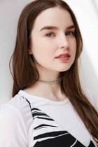 Urban Outfitters Wire Tattoo Choker Necklace,silver,one Size