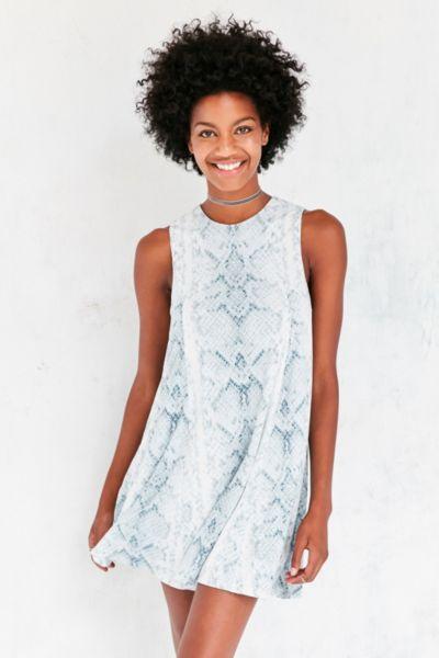 Silence + Noise Sleeveless Print Swing Dress
