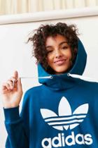 Urban Outfitters Adidas Originals Tech Steel Hoodie Sweatshirt,blue,xs