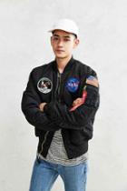Urban Outfitters Alpha Industries Apollo Ma-1 Bomber Jacket,black Multi,xl