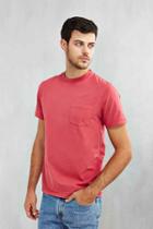 Urban Outfitters Cpo Pigment Pocket Tee,light Red,s