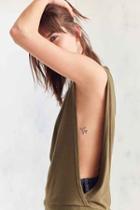 Urban Outfitters Bdg 1985 Drop Armhole Muscle Tank Top,green,xs