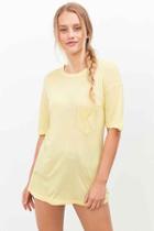 Urban Outfitters Truly Madly Deeply Jessa Tee,yellow,m