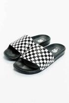 Urban Outfitters Vans Slide-on Checkerboard Sandal,black & White,13