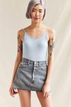 Urban Outfitters Urban Renewal Remade Low Rise Dark Denim Mini Skirt