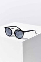 Urban Outfitters Black Out Aviator Sunglasses,black,one Size