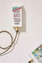 Urban Outfitters Valfre Boys Tears Portable Power Charger,white,one Size
