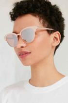 Urban Outfitters Havana Slim Cat-eye Sunglasses,pink,one Size