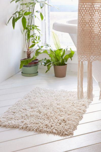 Urban Outfitters High Pile Shag Bath Mat