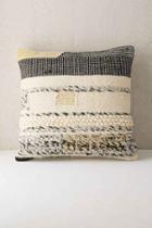 Urban Outfitters Woven Loop Pillow,cream,20x20