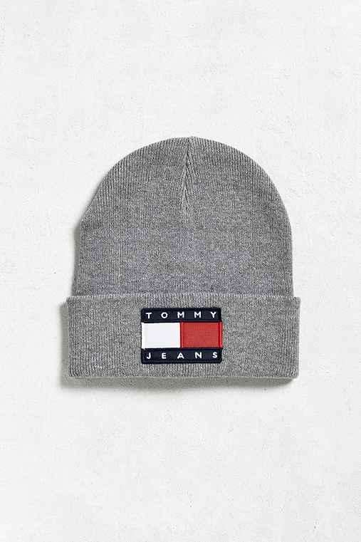 Urban Outfitters Tommy Jeans For Uo '90s Beanie,grey,one Size