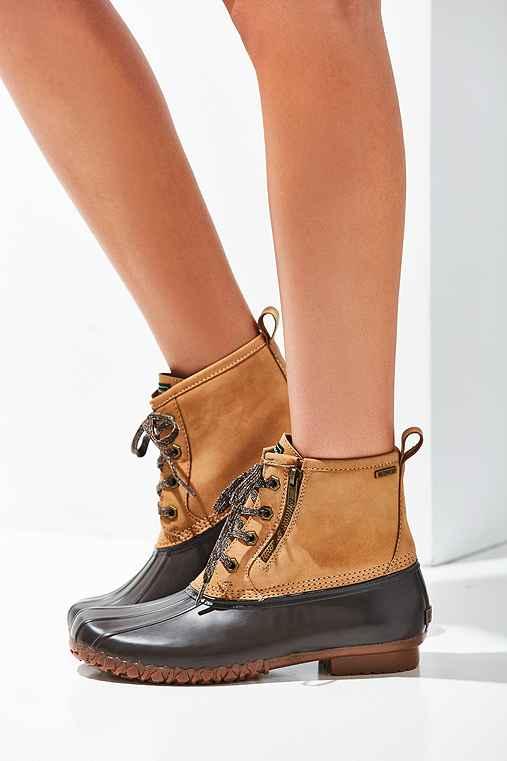 Urban Outfitters Bass Danielle Duck Boot,brown Multi,7