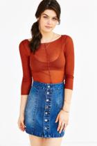 Out From Under 3/4 Sleeve Boatneck Top