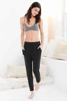 Urban Outfitters Out From Under Slouchy Drop Crotch Sweatpant,black,s